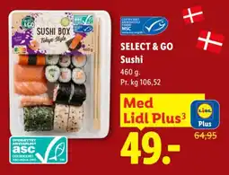 Lidl Select & Go Sushi tilbud