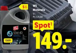 Lidl W5 Motorolie tilbud