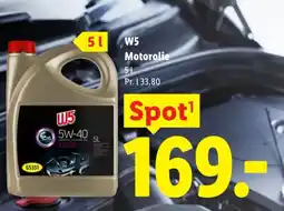 Lidl W5 Motorolie tilbud