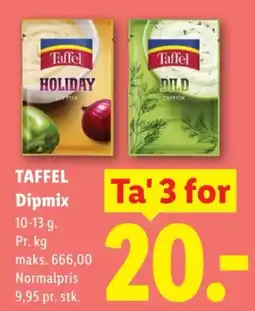 Lidl Taffel Dipmix tilbud