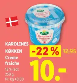 Lidl Karolines Køkken creme fraiche tilbud