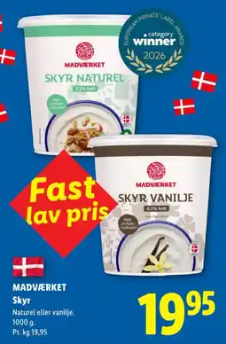 Lidl Madværket Skyr tilbud