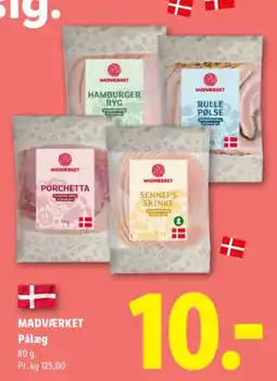 Lidl Madværket Pålæg tilbud