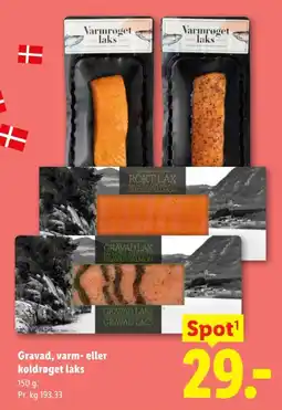 Lidl Varmroget laks tilbud