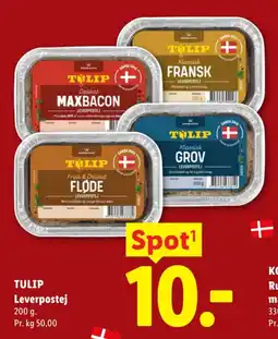 Lidl Tulip Leverpostej tilbud