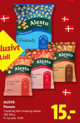 Lidl Alesto Peanuts tilbud