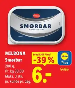 Lidl Milbona Smørbar tilbud