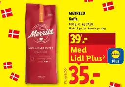 Lidl Merrild Kaffe tilbud