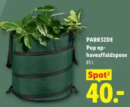 Lidl Parkside Pop op-haveaffaldspose tilbud
