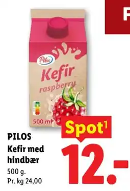 Lidl Pilos Kefir med hindbær tilbud