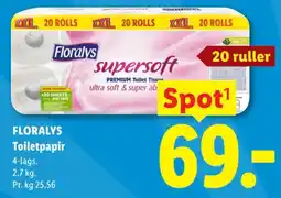 Lidl Floralys Toilet Papir tilbud