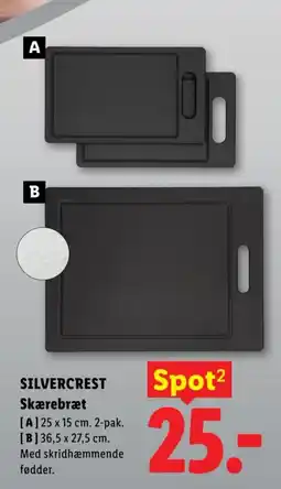 Lidl Silvercrest skærebræt tilbud