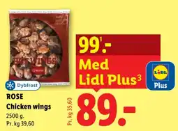 Lidl Rose chicken wings tilbud