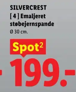 Lidl Silvercrest emaljeret støbejernspande tilbud