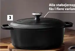 Lidl Silvercrest emaljeret støbejernsgryde tilbud
