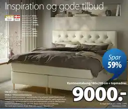 JYSK Dreamzone Hempla + Volakontinentalseng tilbud