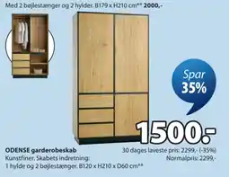 JYSK Odense garderobeskab tilbud