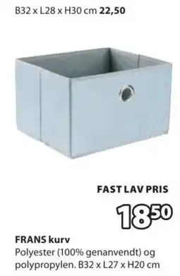 JYSK Frans kurv tilbud