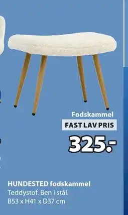 JYSK HUNDESTED fodskammel tilbud