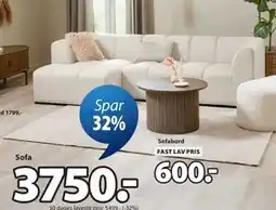 JYSK ALLESE sofa med chaiselong tilbud