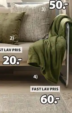 JYSK DRAGEHODE fleece-plaid tilbud