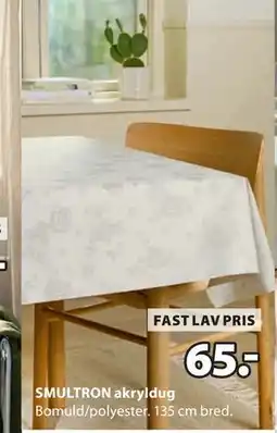 JYSK SMULTRON akryldug tilbud