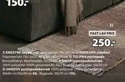 JYSK ENGSYRE tæppe tilbud