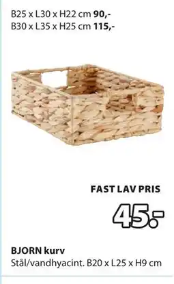 JYSK BJORN kurv tilbud