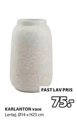 JYSK KARLANTON vase tilbud