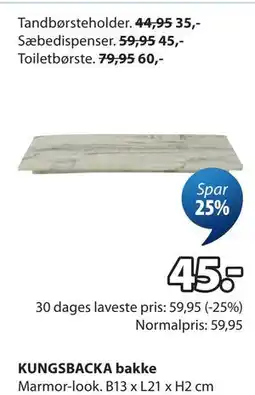 JYSK KUNGSBACKA bakke tilbud