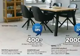 JYSK ROSTRUP spisebordsstol tilbud