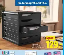 Lidl CRELANDO Boks med skuffer tilbud