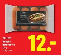 Lidl DELUXE Brioche-hotdogbrød tilbud