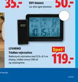 Lidl LIVARNO Trådløs vejrstation tilbud