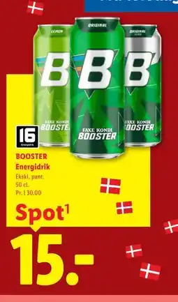 Lidl BOOSTER Energidrik tilbud