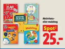 Lidl Aktivitets- eller malebog tilbud