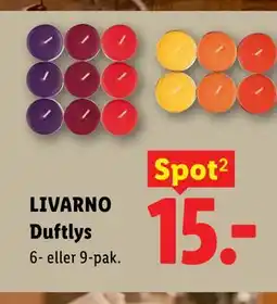 Lidl LIVARNO Duftlys tilbud