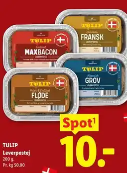 Lidl TULIP Leverpostej tilbud