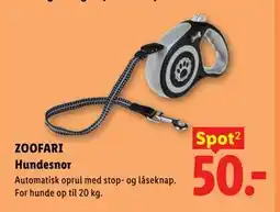 Lidl ZOOFARI Hundesnor tilbud