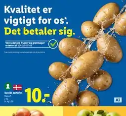Lidl Danske kartofler tilbud
