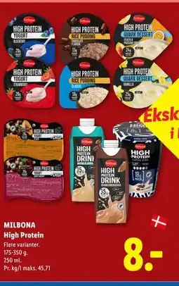 Lidl MILBONA High Protein tilbud