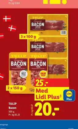 Lidl TULIP Bacon tilbud