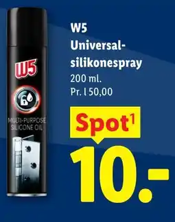 Lidl W5 Universal-silikonespray tilbud