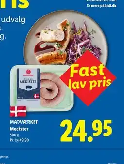 Lidl MADVÆRKET Medister tilbud