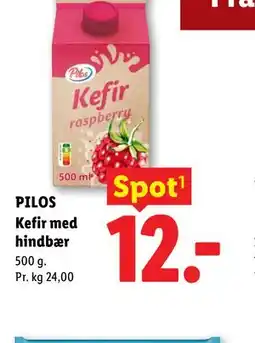 Lidl PILOS Kefir med hindbær tilbud