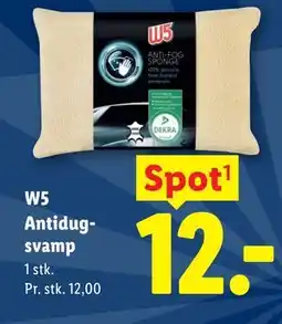 Lidl W5 Antidugsvamp tilbud