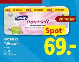 Lidl FLORALYS Toiletpapir tilbud