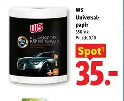 Lidl W5 Universal-papir tilbud