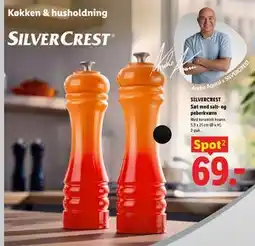 Lidl SILVERCREST Sæt med salt- og peberkværn tilbud