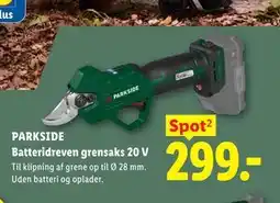 Lidl PARKSIDE Batteridreven grensaks 20 V tilbud